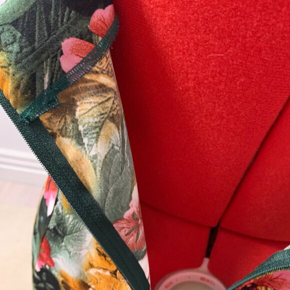 Homemade Green Floral Summer Dress - Picture 3 of 5